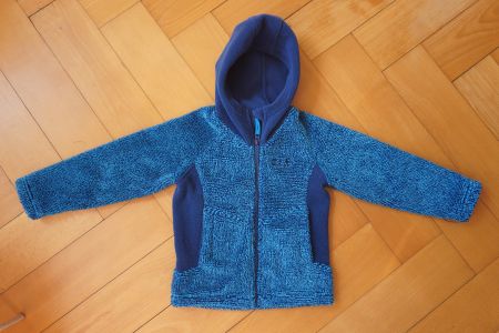 Jack Wolfskin Kinder Fleecejacke blau Gr.116 - guter Zustand