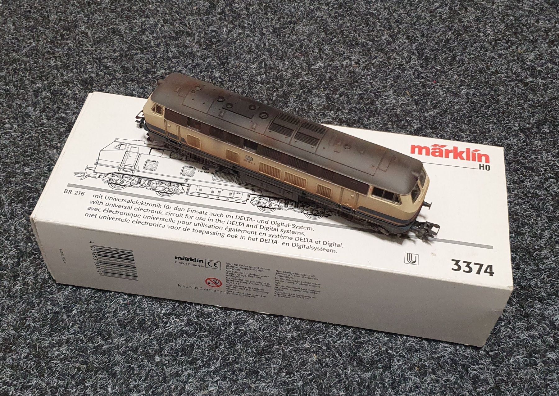 Märklin Modellini di ferrovie: BR 216 DB, MARKLIN 3374, DIGITAL + PATINE – Usato da Loveresse venduto da FIFILOULOU 8