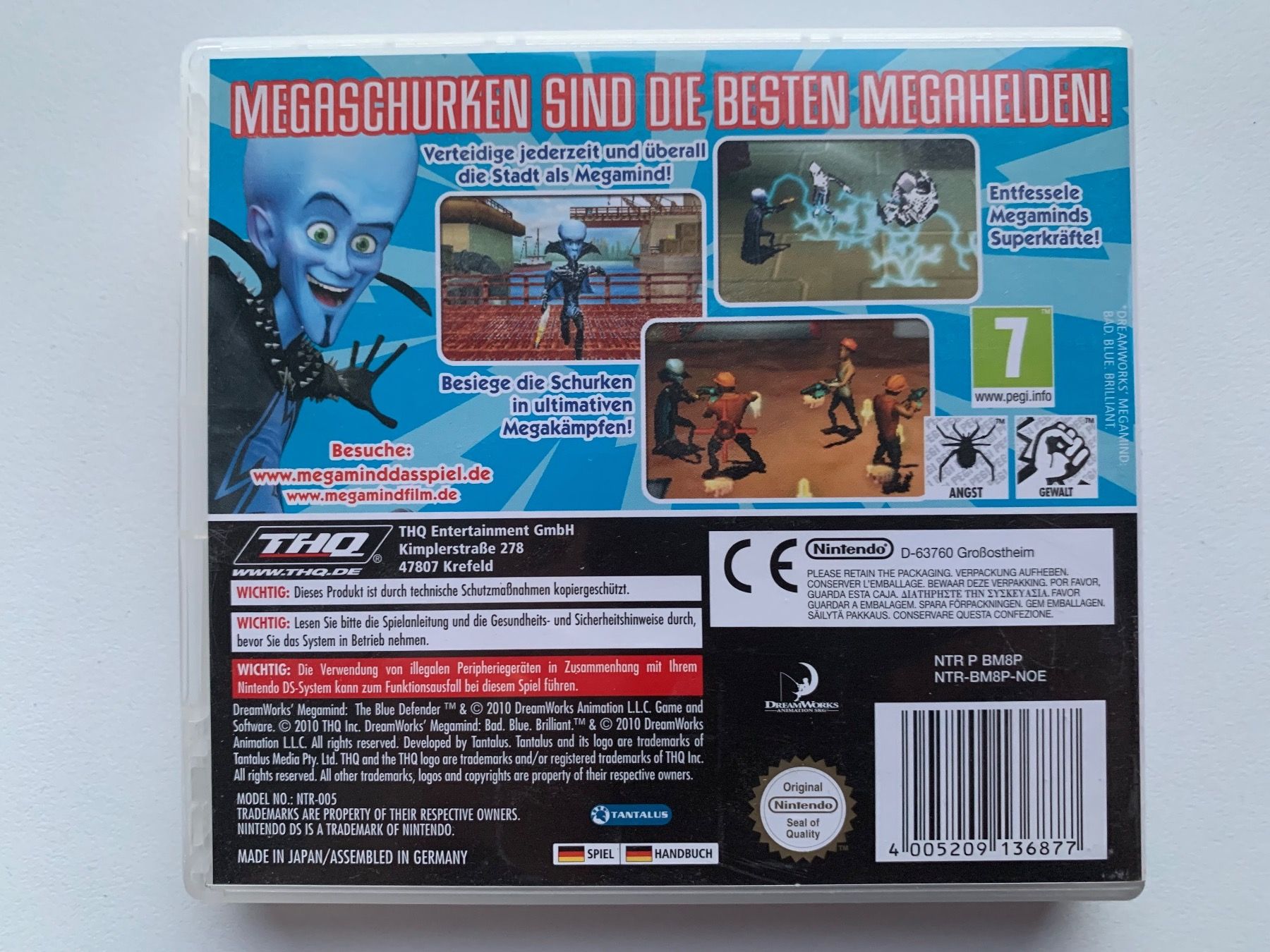 Nintendo Spiele: Nintendo DS: MEGAMIND - Der blaue Retter – Gebraucht aus Kaiseraugst von Marsupower 2