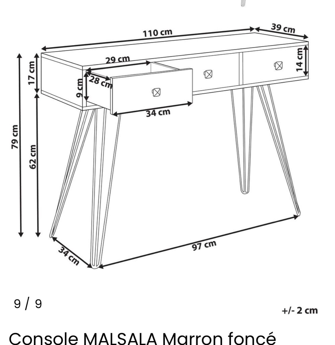 Cassettiere: Console d'entrée neuve – Nuovo (secondo la descrizione) da Vétroz venduto da Chrisbad60 5