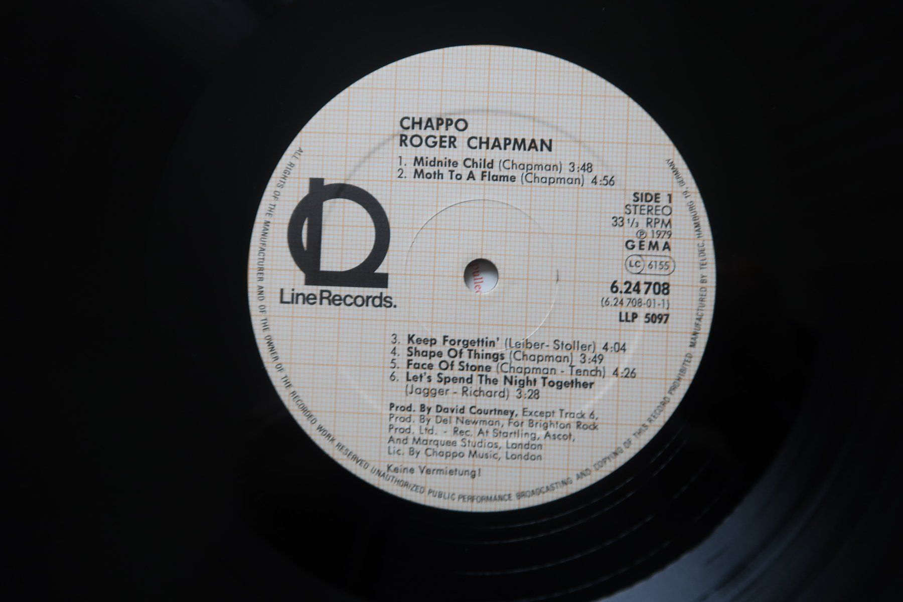 Dischi in vinile: ROGER CHAPMAN - CHAPPO - VINYL LP – Usato da Basel venduto da Patiscat 2