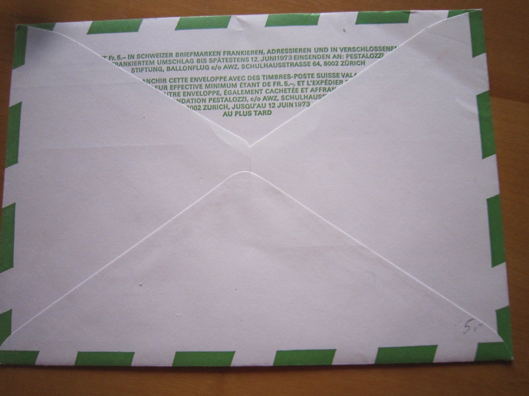 Tutti i francobolli: Ballonposto 1973 Stempel BüLLE – Usato da Giubiasco venduto da sal_9j6w 4