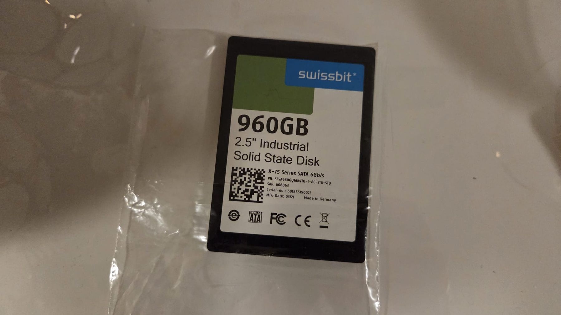 Dischi rigidi: SSD Suisse 1TB Swissbit Sata 2.5" – Usato da Neuchatel venduto da StevChamb110