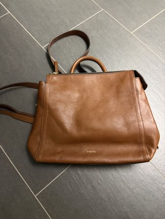 Fossil Lederrucksack braun Damen gute Zustand