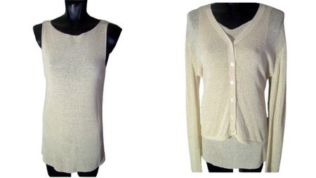 Twin-Set, beige, Gr. L + XL