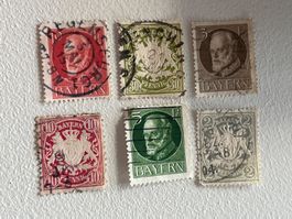SALE ! Lot Bayern Briefmarken ab 1 CHF (Gratis-Versand)