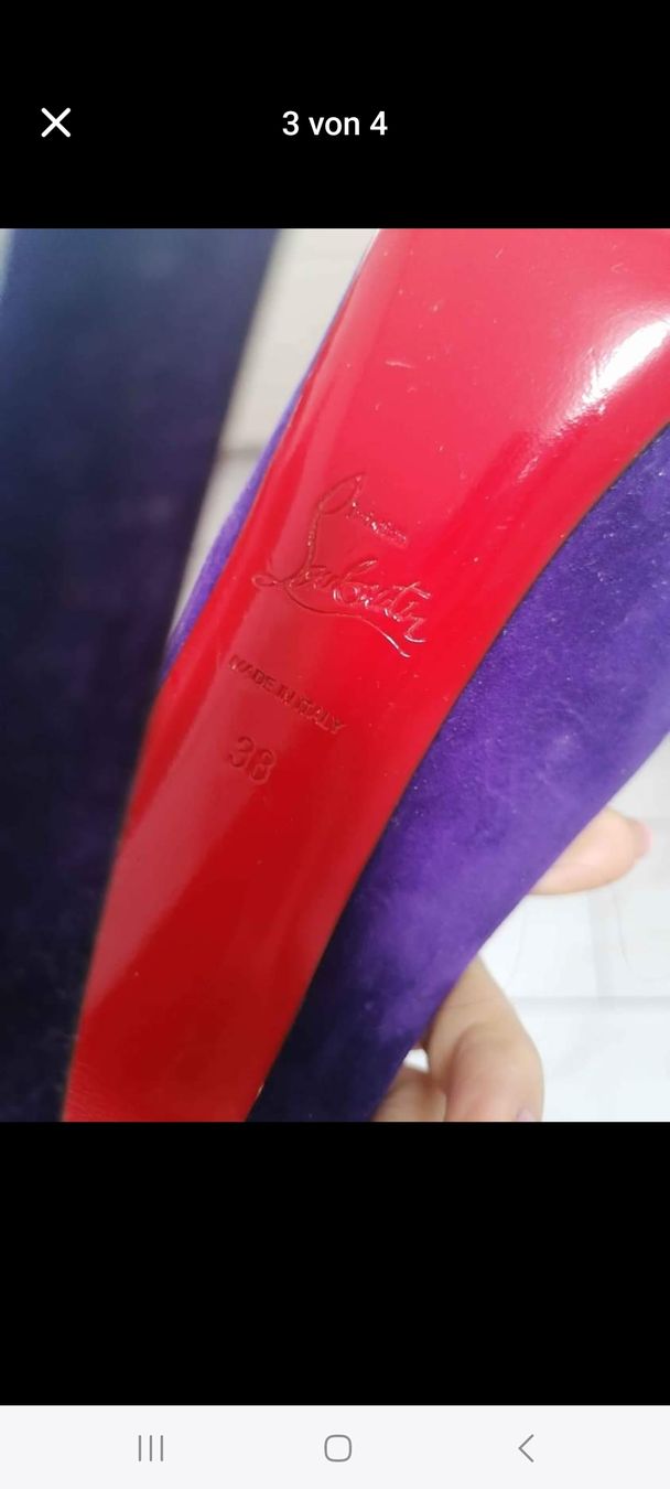 Christian Louboutin Scarpe da donna: Louboutin Plateau Grösse 38 – Nuovo (secondo la descrizione) da Dielsdorf venduto da Maria1782 1