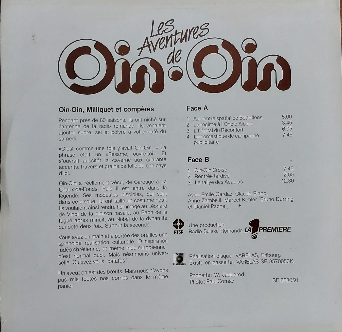 Dischi in vinile: Vinyl LP - Les Aventures de Oin Oin – Usato da Villeret venduto da Fil11 1