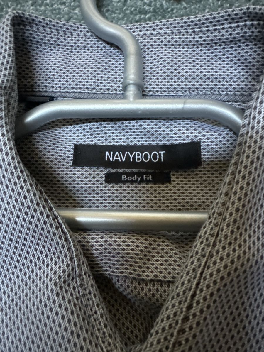 Navyboot Camicie: Navyboot Hemd Body Fit gemustert  – Nuovo (secondo la descrizione) da Baltschieder venduto da YmroBe 1