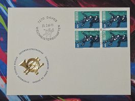 CL28 Enveloppe + Timbre Suisse 1966