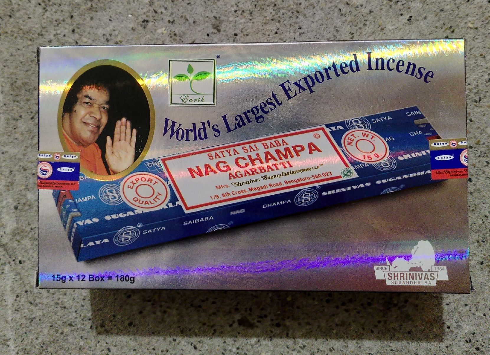 Spray per ambienti: encens Satya Nag Champa – Nuovo e nell'imballaggio originale da Lausanne venduto da Soulbrother