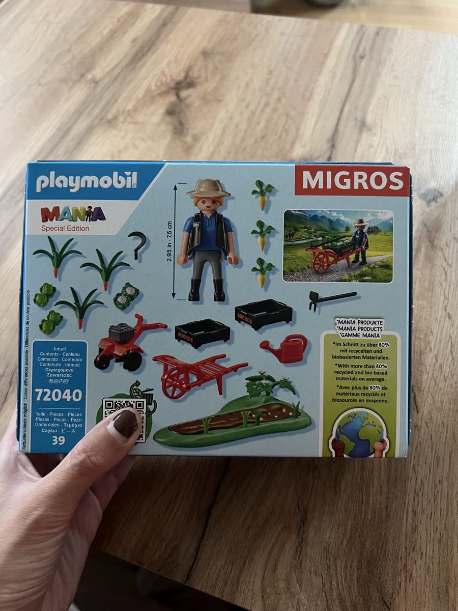 Playmobil Giocattoli: Playmobil Mania Migros Gemüsefeld – Nuovo e nell'imballaggio originale da Brunnen venduto da browneyes_007 1