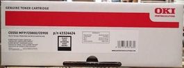Original OKI C5550, C5800, C5900 magenta Toner, 43324422