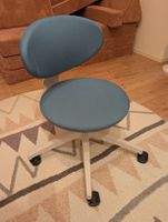 Kinderdrehstuhl Ergotopia blau weiss neu