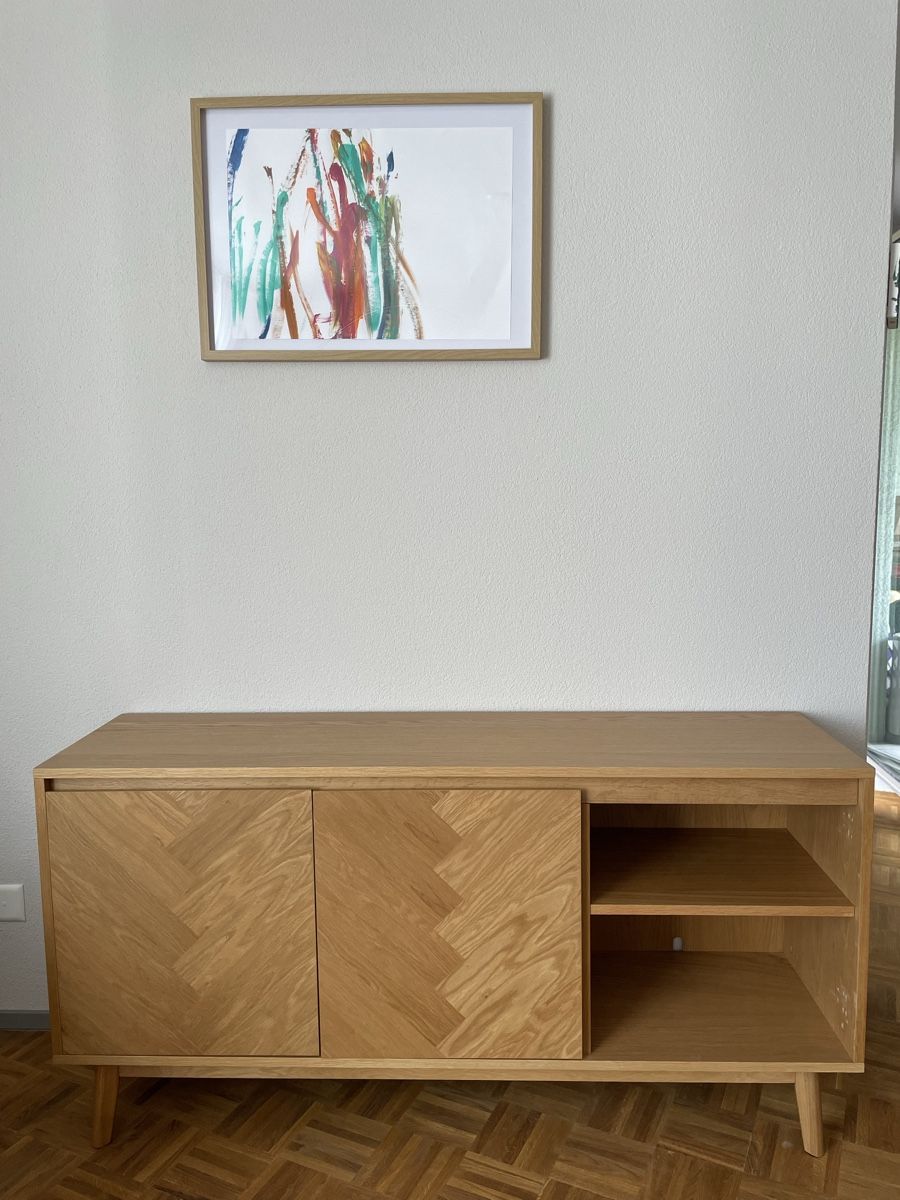 Kommoden: Sideboard - Eiche - Front in Fischgräten-Optik – Gebraucht aus Zürich von Nini_Herren 1