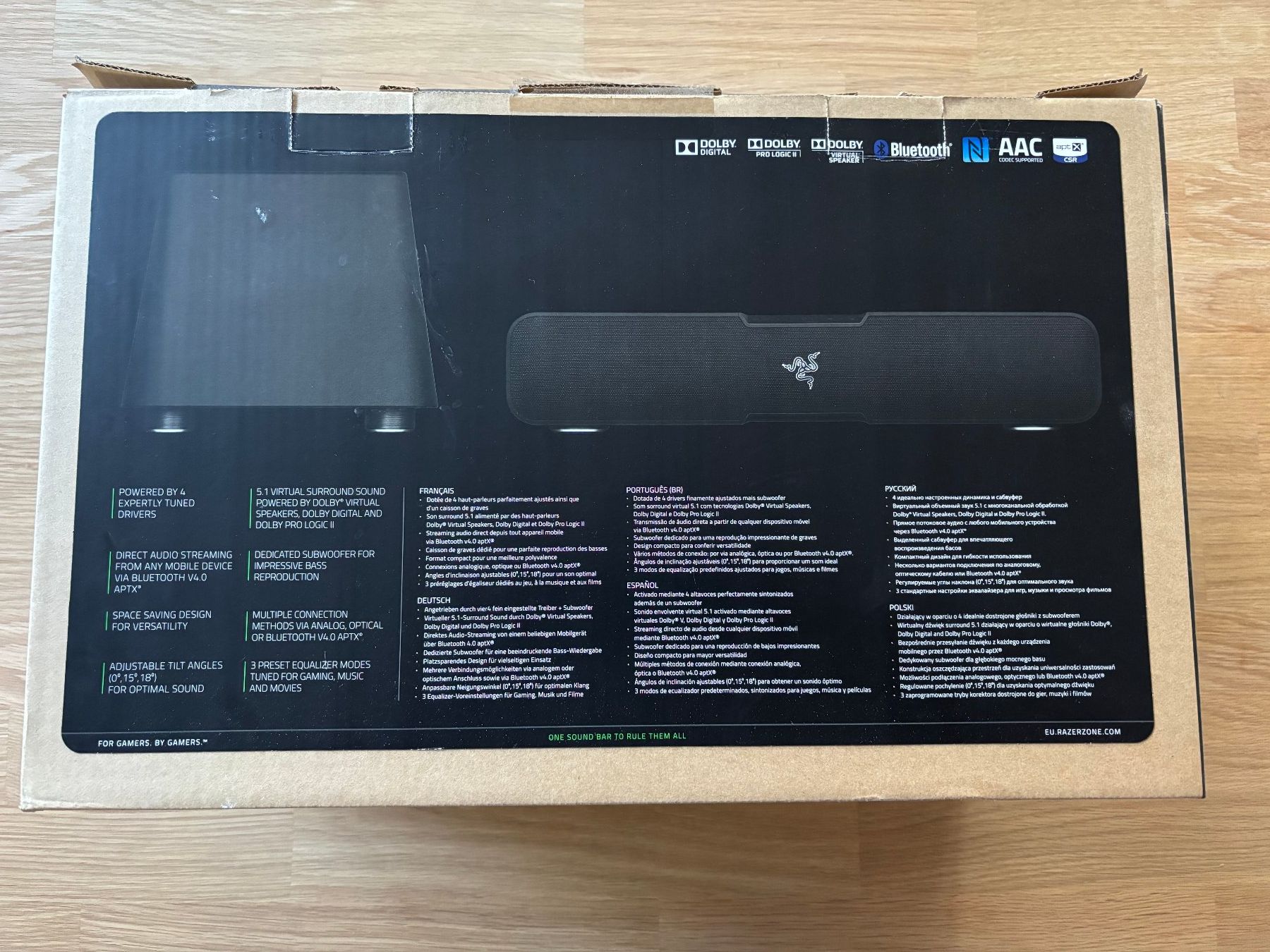 Razer Lautsprecher: Razer Leviathan Soundbar mit Subwoofer – Gebraucht aus Winterthur von topaz02 5