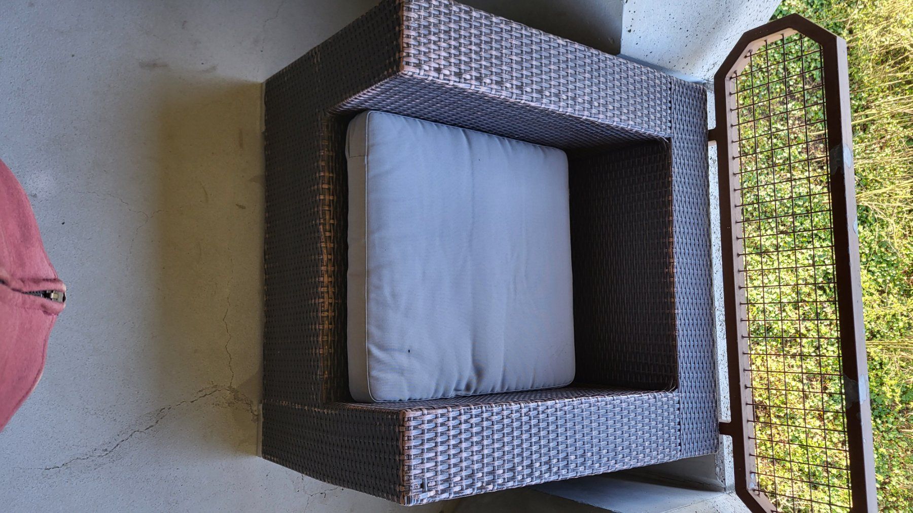 Divani: Grosse Gartenlounge, modulares Rattanset. – Usato da Untersiggenthal venduto da Leimi9 3
