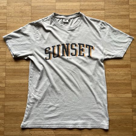 AMERICA TODAY T-Shirt grau «Sunset» (Gr. M)