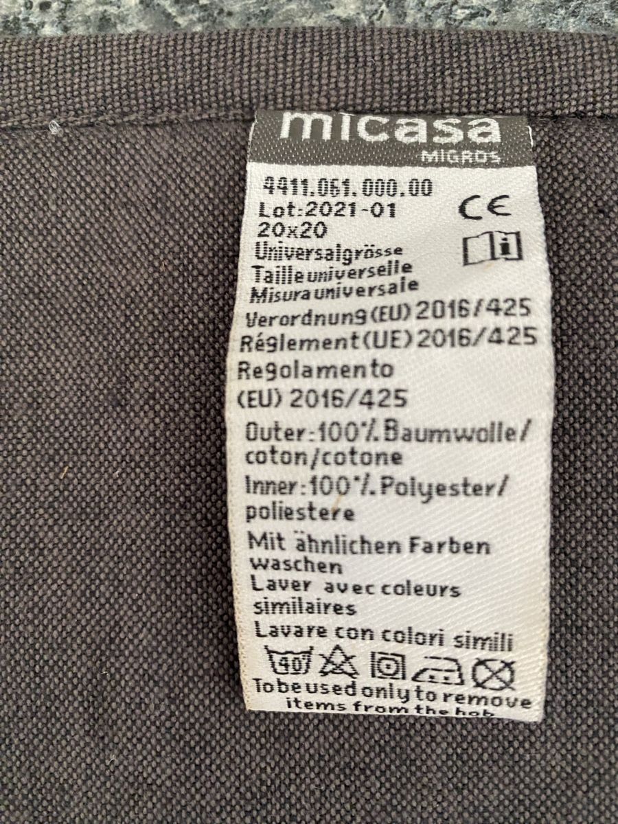 Elettrodomestici da cucina: Micasa Topflappen Mirena – Usato da Bern venduto da Elisa64 2