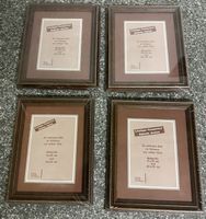 4 STÜCK BILDERRAHMEN EDLEM HOLZ