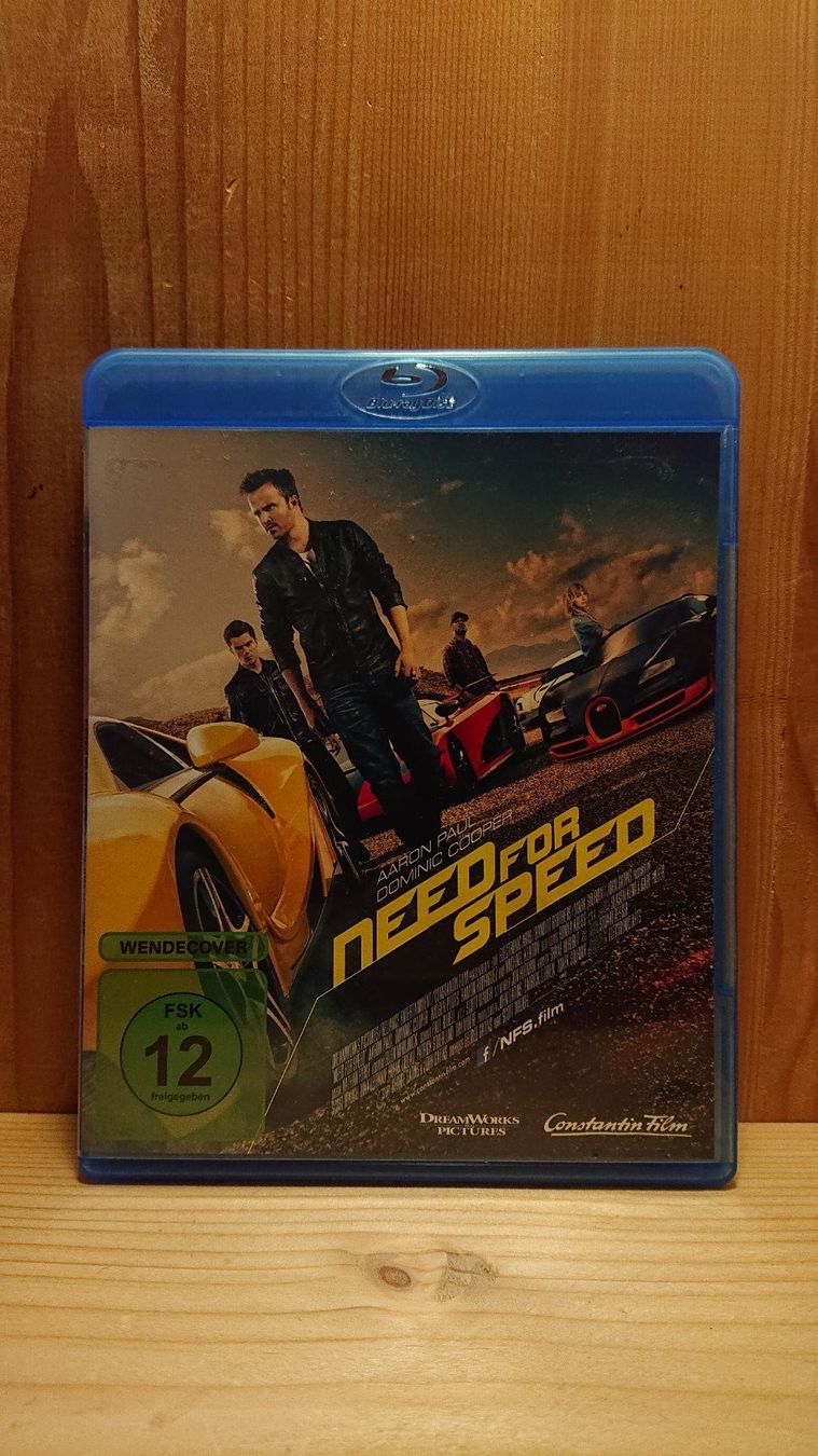 Tutti i DVDs: NEED FOR SPEED Blu-Ray mit Aaron Paul – Usato da Wilderswil venduto da Exebub