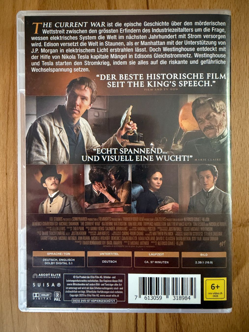 Alle DVDs: The Current War DVD Benedict Cumberbatch Michael Shannon – Gebraucht aus Basel von Dasbrauchstdu 4