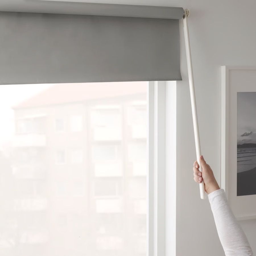 Ikea Tende: FRIDANS Verdunklungsrollo, grau, 140x195 cm – Nuovo (secondo la descrizione) da Basel venduto da js_fl 1