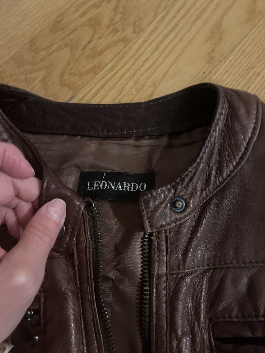 Giacche: Lederjacke Leonardo, braun, Gr. S Herbst Top! – Usato da Rüschlikon venduto da Lajniii 3