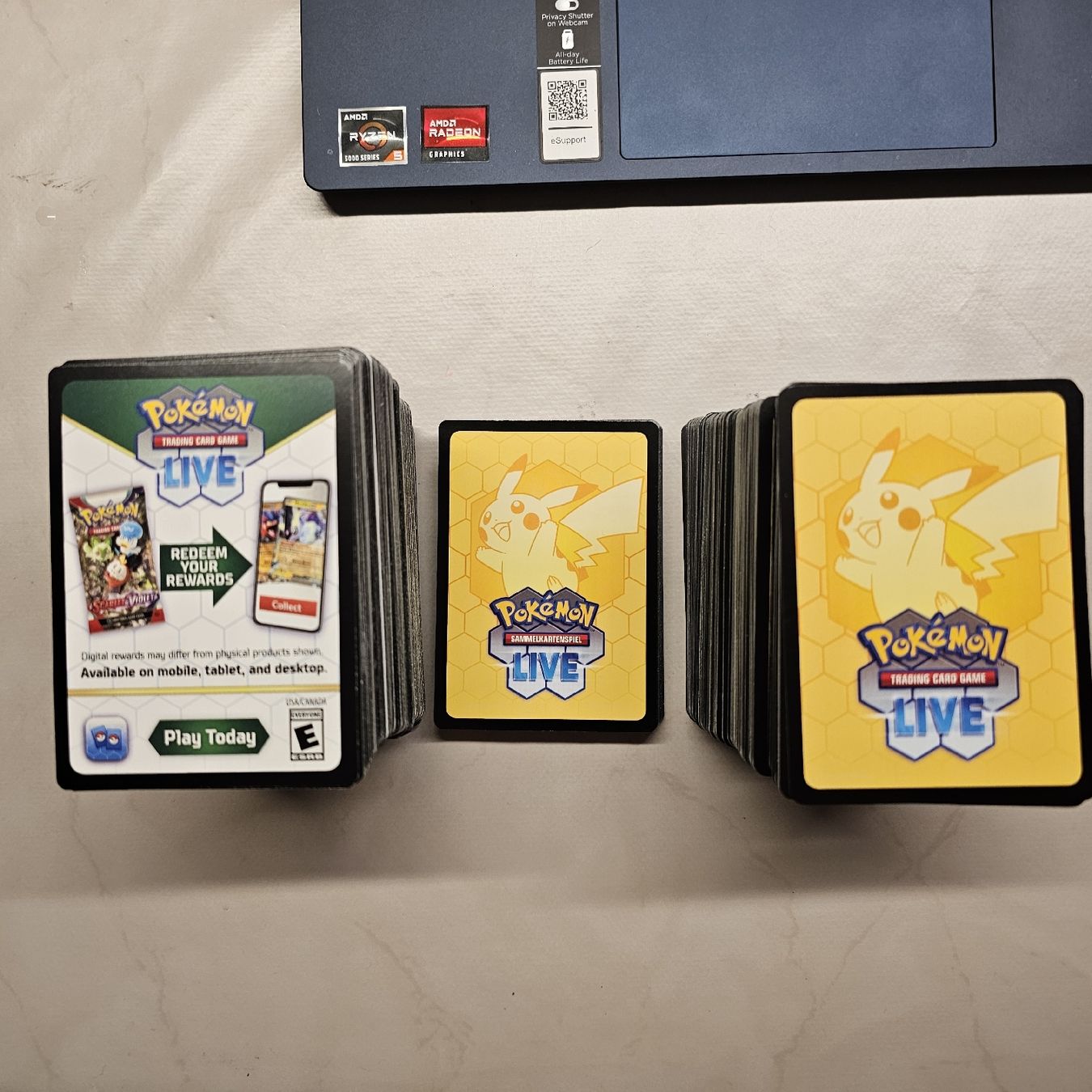 Pokémon Carte collezionabili: Pokemon TCG uneingelöste Code Karten (ca. 640) – Nuovo (secondo la descrizione) da Bettlach venduto da Salini80
