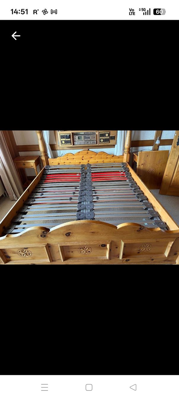 Betten: Himmelbett ais Massiveholz  – Gebraucht aus Zwingen von inf_2blh 7