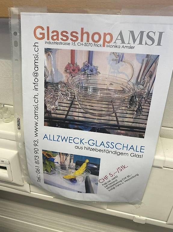 Ciotole: Allzweck-Glasschale, hitzebeständig – Usato da Kaisten venduto da AMSImara 2