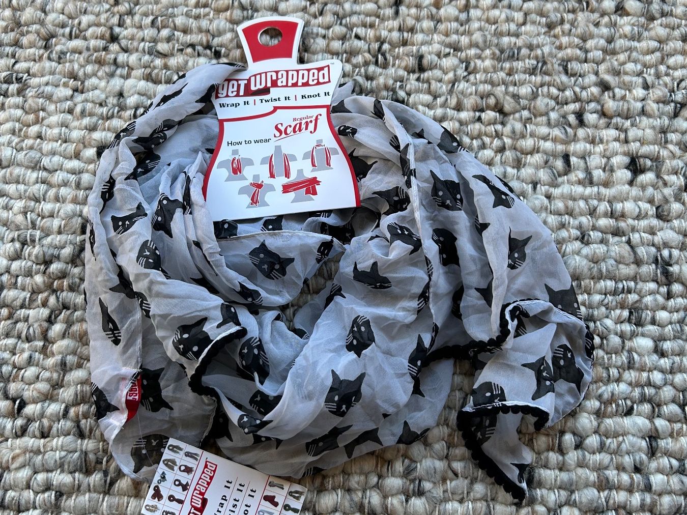 Foulard & Sciarpe: "Get Wrapped" Schal mit Katzenmuster, neuwertig! – Nuovo e nell'imballaggio originale da Wallisellen venduto da tho_9tbl 1
