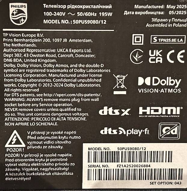 Televisori: Philips TV 50PUS9080/12 – Usato da Aarau venduto da Bollaar 4