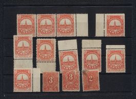 Briefmarken Hamburg, Marken der Private 