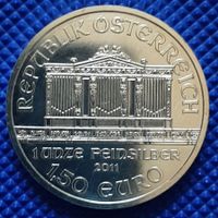 1 Unze Feinsilber Wiener Philharmoniker 2011