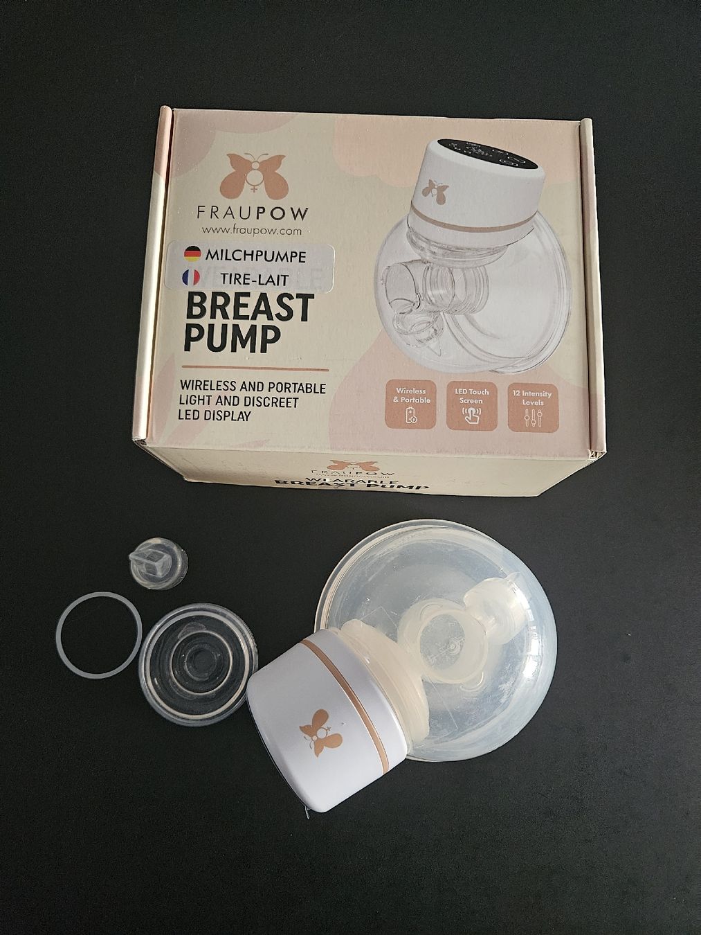 Accessoires pour allaitement: FRAUPOW Milchpumpe kabellos – D'occasion à Fulenbach par lua_755r
