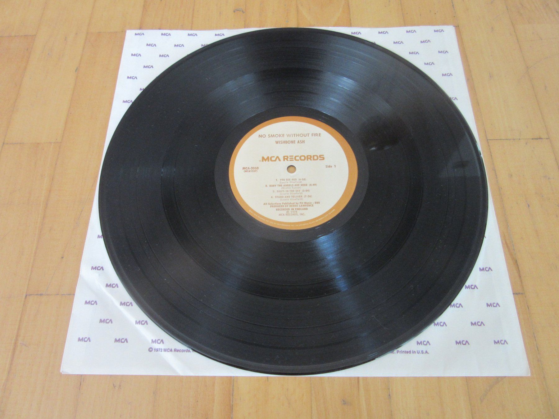 Dischi in vinile: Langspielplatte "WISHBONE ASH" - NO SMOKE WITHOUT FIRE – Usato da Degersheim venduto da Tforelle 4