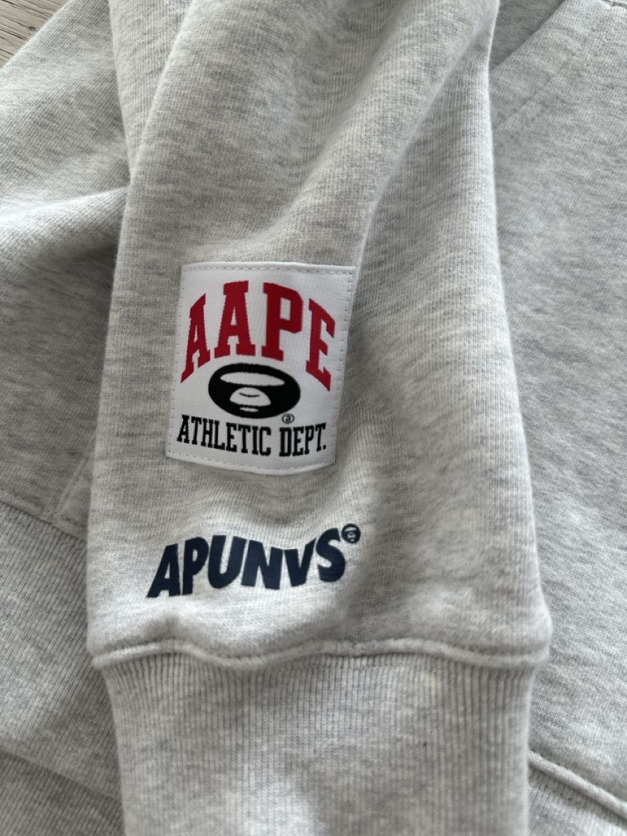 Maglioni & Felpe: Sweat à capuche Aape by A Bathing Ape, gris, taille L – Nuovo (secondo la descrizione) da Moutier venduto da francisco20 4