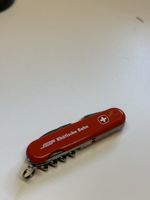 Taschenmesser rot Rhätische Bahn Wenger neuwertig