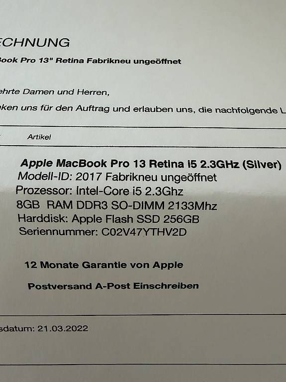 Apple Notebooks: MacBook Pro 13 - Ottimo stato – Gebraucht aus Lugano von mil_f69v 3