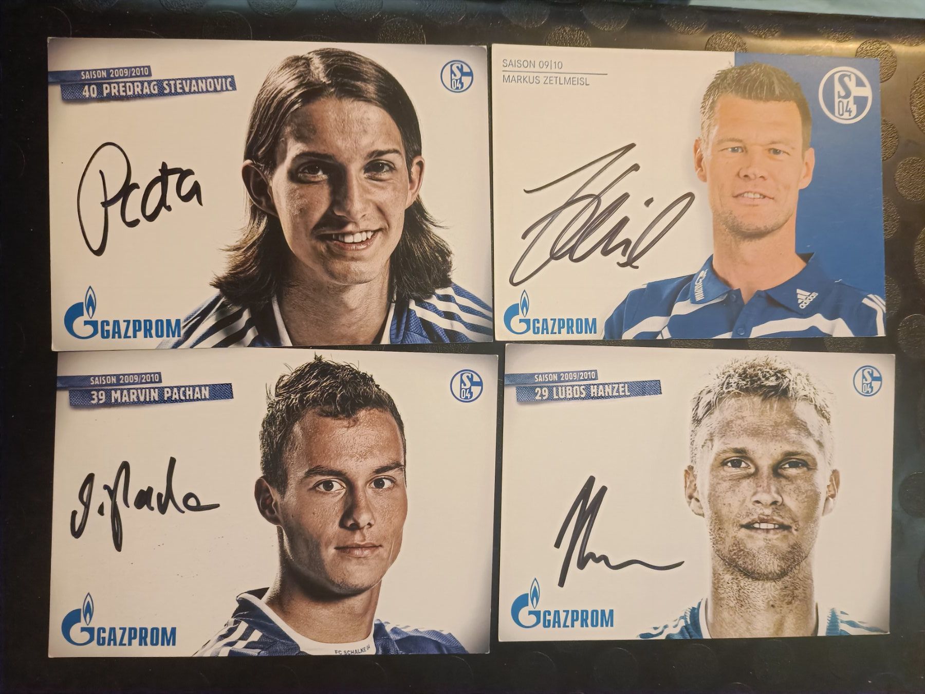 Autografi: FC Schalke - 4x handsigniert - Set – Usato da Menziken venduto da Artographs
