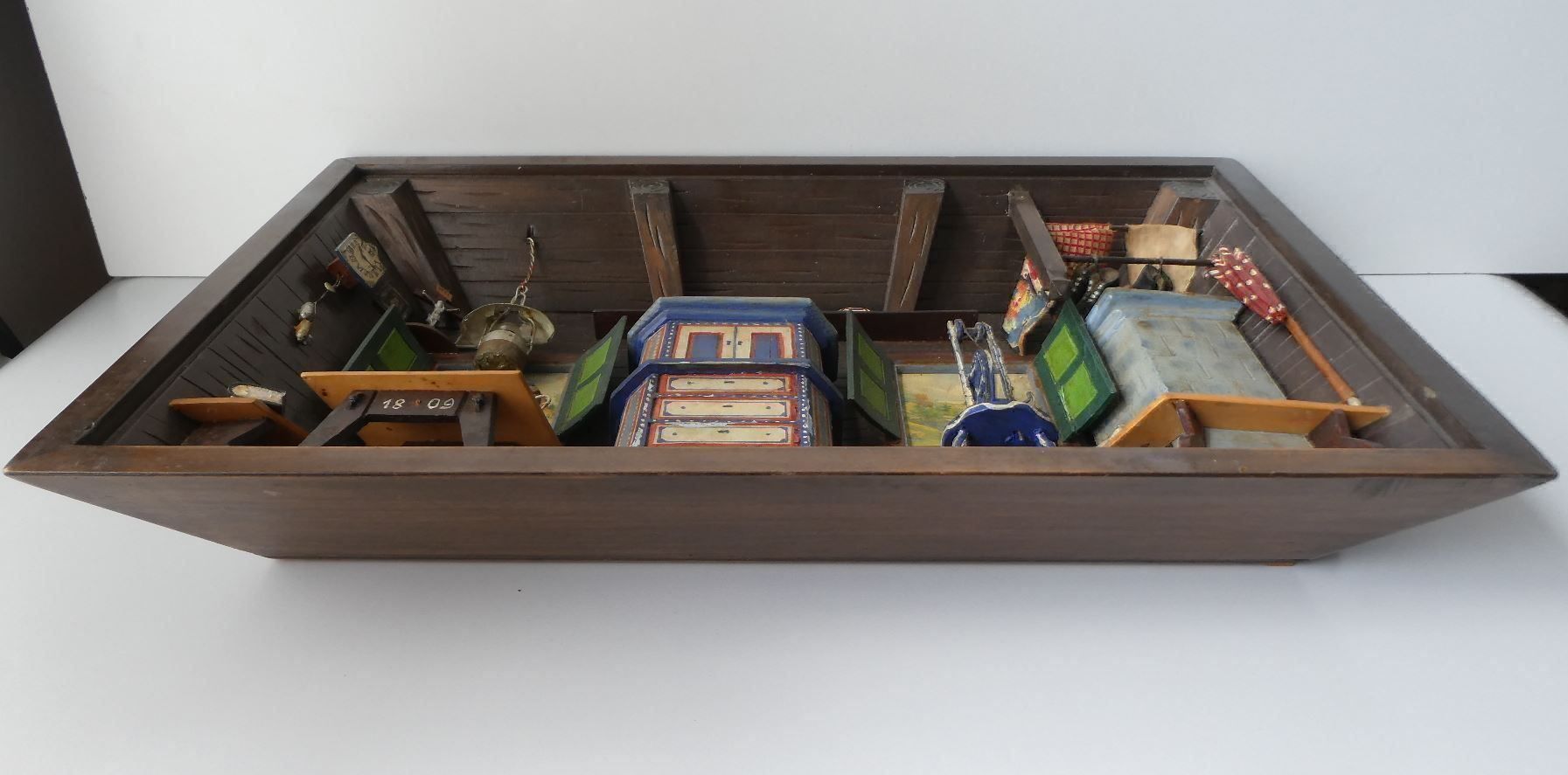 Kit di modellismo & Modellini statici: antike 3D Diorama Interior Schattenbox Bild Innenszene – Usato da Frauenfeld venduto da Astra13 3