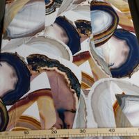 Leichte Viskose aus Italien 1.5x1.40m Kristall Edelstein