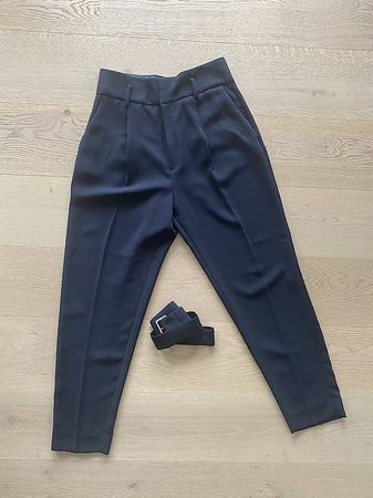 Blaue chino highwaist Hose / Mango / Gr. 40