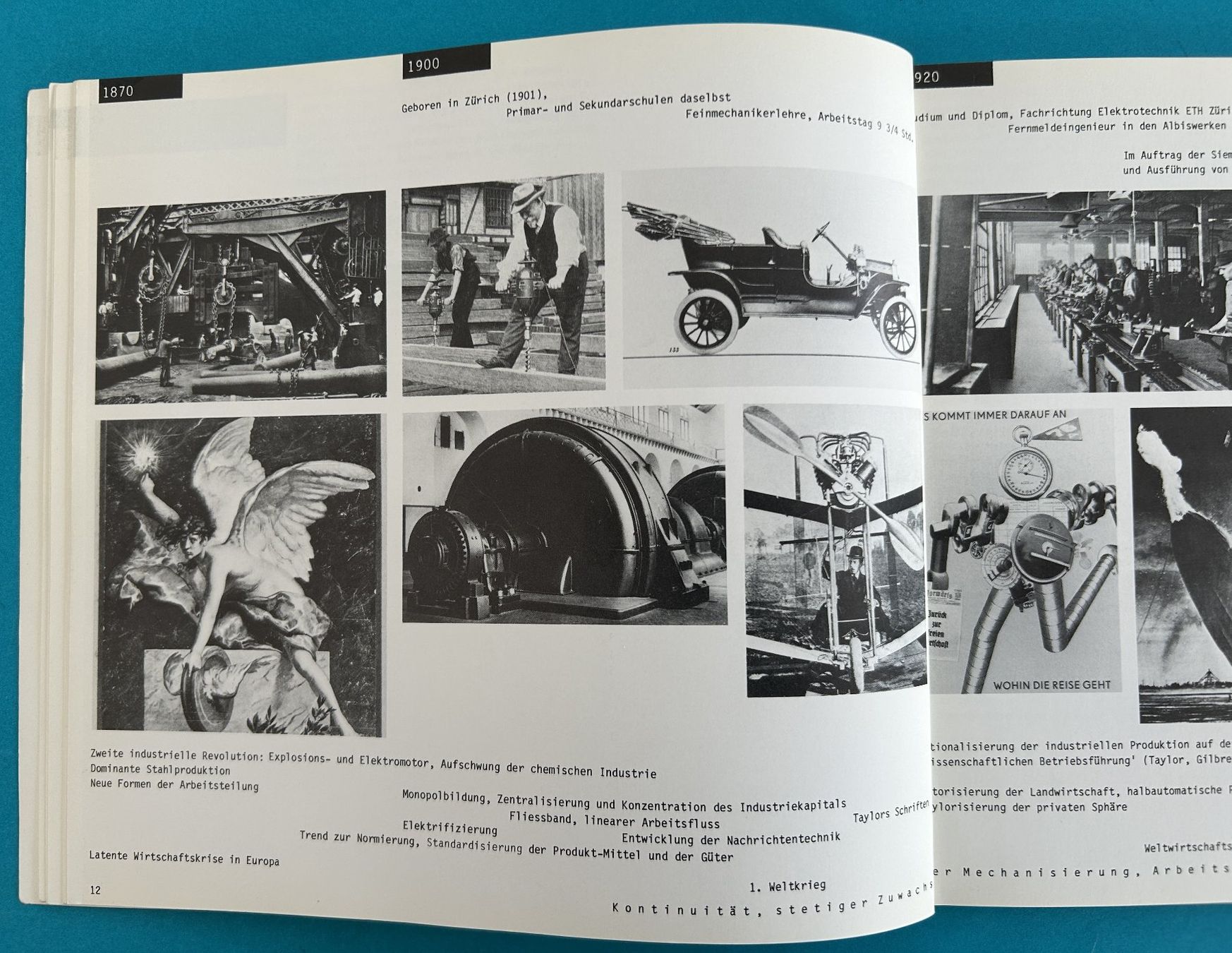 Libri: DER ERFINDER DER BAHNHOFSUHR – Usato da Zürich venduto da Domus09 3