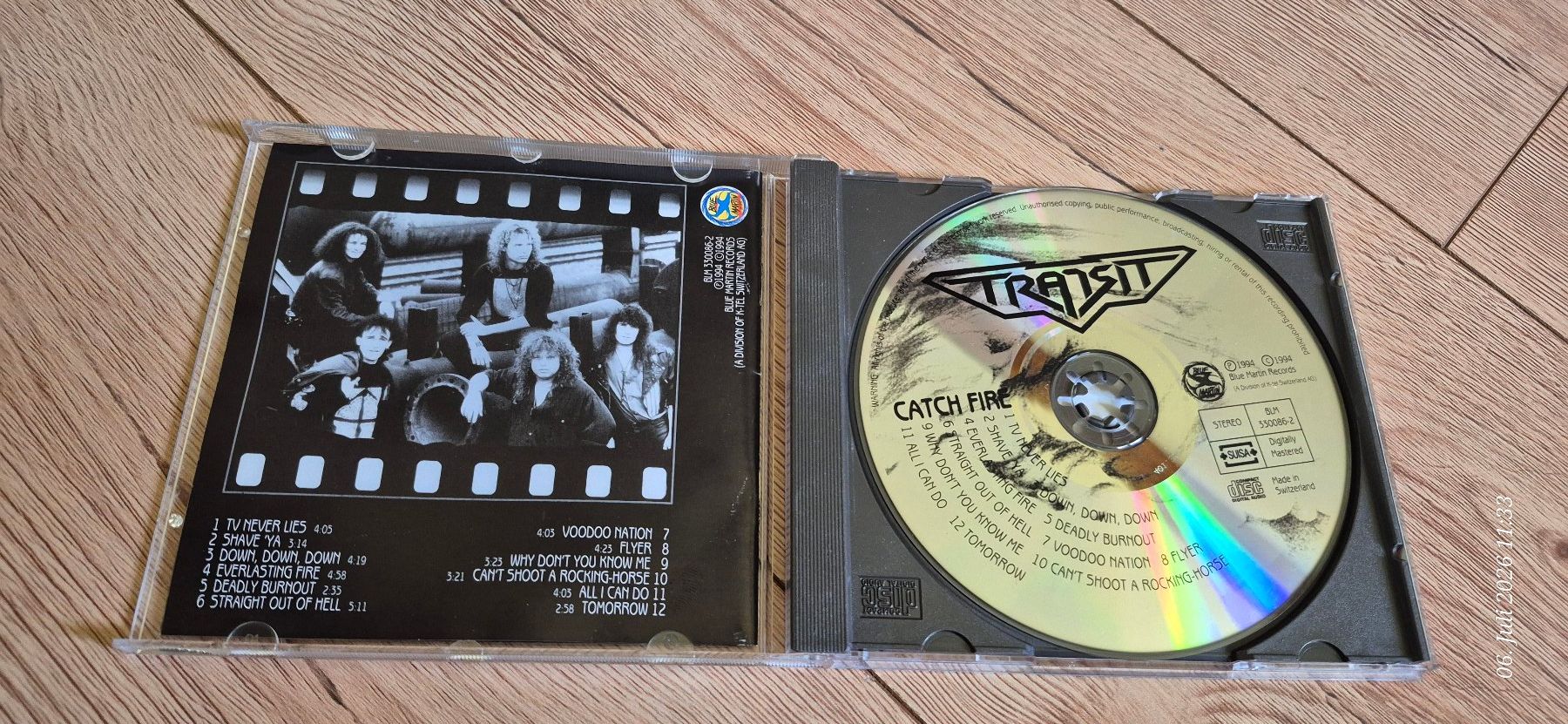 CD: CD Schweizer Hard Rock Band TRANSIT Chatchfire ! – Usato da Wildhaus venduto da insgi 1