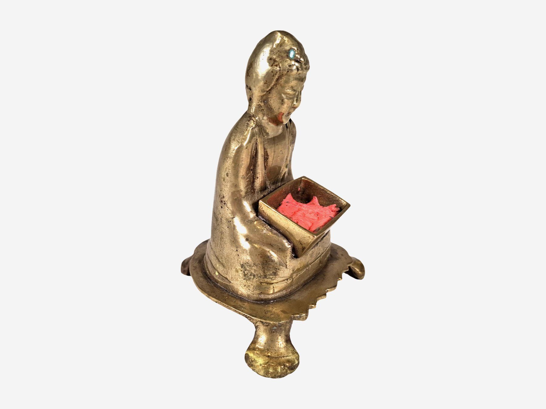 Tutte le decorazioni: Räucherkegelhalter in Form eines sitzenden Buddhas – Usato da Wil SG venduto da Restwert_Wil 1