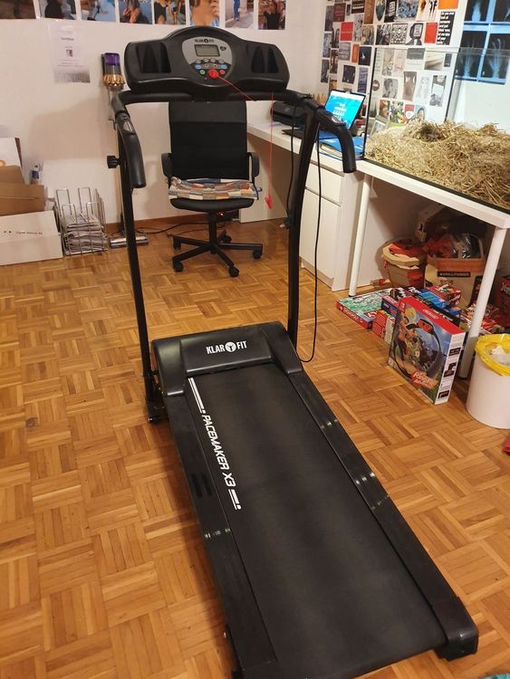 Klarfit Pacemaker X3 Laufband - 1,5 PS Motor, 12 Programme, Klappbar Für Zuhause