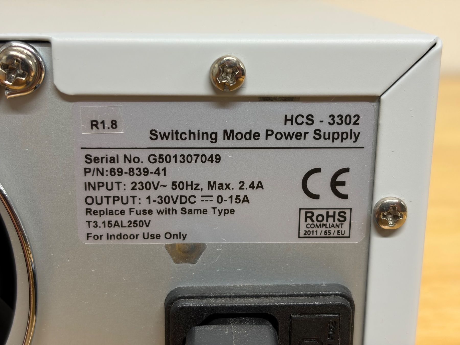 Elektrotechnik: Manson HCS-3302 Labornetzgerät, neuwertig – Gebraucht aus Safenwil von jalumme 2