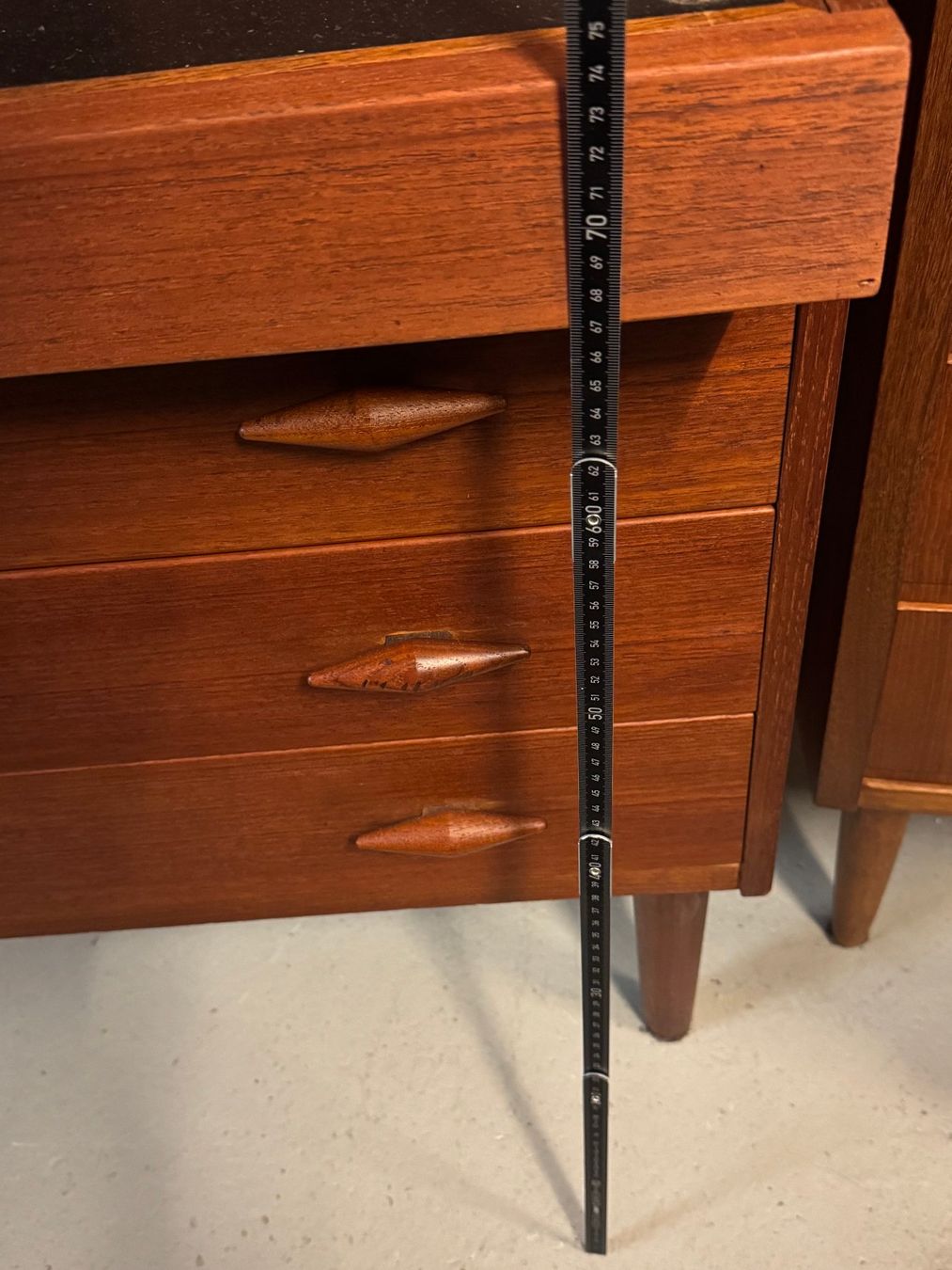 Schreibtische: Danish Teak Sekretär MidCentury 60s – Gebraucht aus Basel von MidMod20C 9